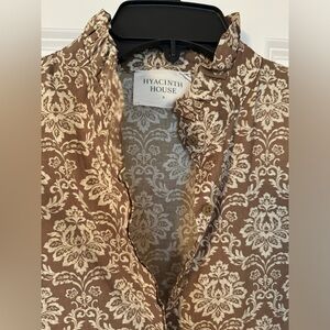 Hyacinth House brown midi dress